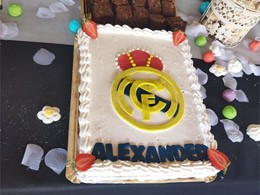 Tarta de comunión Real Madrid