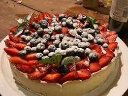 Tarta de frutos rojos